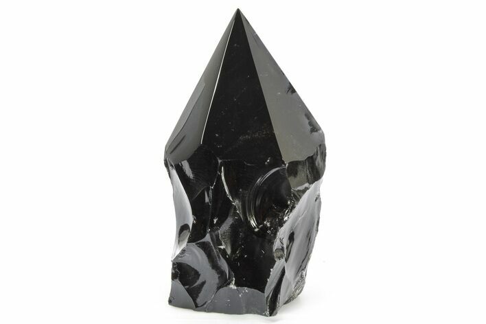 Free-Standing Polished Obsidian Point - Mexico #265383